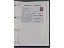 1887/1938, Sammlung “OST-ASIATISCHE HAUPTLINIE” und “OST-ASIATISCHE LINIE” mit ca. 120 Briefen, Karten und GSK, dabei frühe P