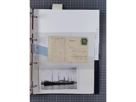 1922/39, kleine Sammlung “DSP LINIE…” (aptiert), “DSP MONTE SARMIENTO”, “DSP GENERAL SAN MARTIN” und “DSP HAMBURG-SÜDAMERIKA 