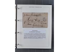 1873/1932, kleine Sammlung “DSP LINIE BREMEN-CUBA” mit 10 Briefen, Karten und Ganzsachen, dabei Bedarfspost. Dazu sieben Brie