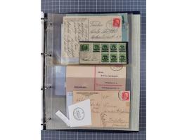 1873/1932, kleine Sammlung “DSP LINIE BREMEN-CUBA” mit 10 Briefen, Karten und Ganzsachen, dabei Bedarfspost. Dazu sieben Brie