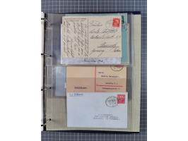 1873/1932, kleine Sammlung “DSP LINIE BREMEN-CUBA” mit 10 Briefen, Karten und Ganzsachen, dabei Bedarfspost. Dazu sieben Brie