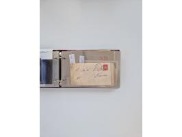Norwegen: 1855/1980 (ca.), &nbsp;Sammlung &nbsp;mit ca. 240 Briefen, Karten und GSK mit viel Post vor 1945 mit besseren Stemp