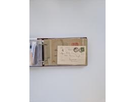 Norwegen: 1855/1980 (ca.), &nbsp;Sammlung &nbsp;mit ca. 240 Briefen, Karten und GSK mit viel Post vor 1945 mit besseren Stemp
