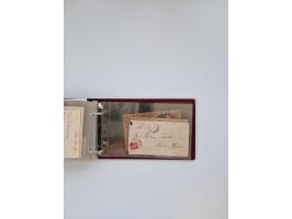 Norwegen: 1855/1980 (ca.), &nbsp;Sammlung &nbsp;mit ca. 240 Briefen, Karten und GSK mit viel Post vor 1945 mit besseren Stemp