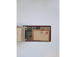 Norwegen: 1855/1980 (ca.), &nbsp;Sammlung &nbsp;mit ca. 240 Briefen, Karten und GSK mit viel Post vor 1945 mit besseren Stemp