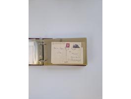 Norwegen: 1855/1980 (ca.), &nbsp;Sammlung &nbsp;mit ca. 240 Briefen, Karten und GSK mit viel Post vor 1945 mit besseren Stemp