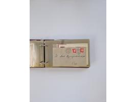 Norwegen: 1855/1980 (ca.), &nbsp;Sammlung &nbsp;mit ca. 240 Briefen, Karten und GSK mit viel Post vor 1945 mit besseren Stemp