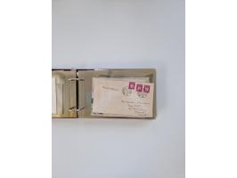 Norwegen: 1855/1980 (ca.), &nbsp;Sammlung &nbsp;mit ca. 240 Briefen, Karten und GSK mit viel Post vor 1945 mit besseren Stemp