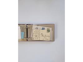 Norwegen: 1855/1980 (ca.), &nbsp;Sammlung &nbsp;mit ca. 240 Briefen, Karten und GSK mit viel Post vor 1945 mit besseren Stemp