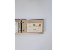 Norwegen: 1855/1980 (ca.), &nbsp;Sammlung &nbsp;mit ca. 240 Briefen, Karten und GSK mit viel Post vor 1945 mit besseren Stemp