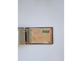 Norwegen: 1855/1980 (ca.), &nbsp;Sammlung &nbsp;mit ca. 240 Briefen, Karten und GSK mit viel Post vor 1945 mit besseren Stemp