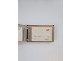 Norwegen: 1855/1980 (ca.), &nbsp;Sammlung &nbsp;mit ca. 240 Briefen, Karten und GSK mit viel Post vor 1945 mit besseren Stemp