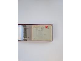 Norwegen: 1855/1980 (ca.), &nbsp;Sammlung &nbsp;mit ca. 240 Briefen, Karten und GSK mit viel Post vor 1945 mit besseren Stemp