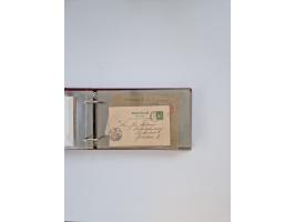 Norwegen: 1855/1980 (ca.), &nbsp;Sammlung &nbsp;mit ca. 240 Briefen, Karten und GSK mit viel Post vor 1945 mit besseren Stemp