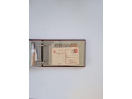Norwegen: 1855/1980 (ca.), &nbsp;Sammlung &nbsp;mit ca. 240 Briefen, Karten und GSK mit viel Post vor 1945 mit besseren Stemp