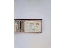 Norwegen: 1855/1980 (ca.), &nbsp;Sammlung &nbsp;mit ca. 240 Briefen, Karten und GSK mit viel Post vor 1945 mit besseren Stemp