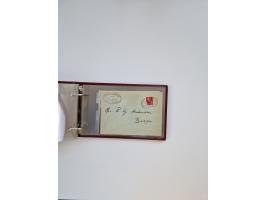 Norwegen: 1855/1980 (ca.), &nbsp;Sammlung &nbsp;mit ca. 240 Briefen, Karten und GSK mit viel Post vor 1945 mit besseren Stemp