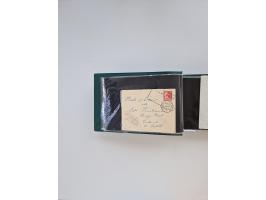 Norwegen: 1855/1980 (ca.), &nbsp;Sammlung &nbsp;mit ca. 240 Briefen, Karten und GSK mit viel Post vor 1945 mit besseren Stemp