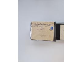 Norwegen: 1855/1980 (ca.), &nbsp;Sammlung &nbsp;mit ca. 240 Briefen, Karten und GSK mit viel Post vor 1945 mit besseren Stemp