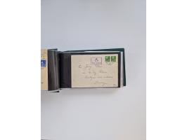 Norwegen: 1855/1980 (ca.), &nbsp;Sammlung &nbsp;mit ca. 240 Briefen, Karten und GSK mit viel Post vor 1945 mit besseren Stemp