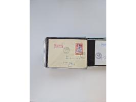 Norwegen: 1855/1980 (ca.), &nbsp;Sammlung &nbsp;mit ca. 240 Briefen, Karten und GSK mit viel Post vor 1945 mit besseren Stemp