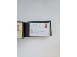 Norwegen: 1855/1980 (ca.), &nbsp;Sammlung &nbsp;mit ca. 240 Briefen, Karten und GSK mit viel Post vor 1945 mit besseren Stemp