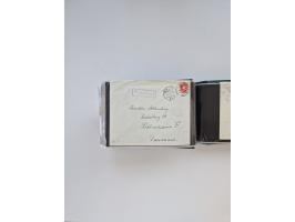 Norwegen: 1855/1980 (ca.), &nbsp;Sammlung &nbsp;mit ca. 240 Briefen, Karten und GSK mit viel Post vor 1945 mit besseren Stemp