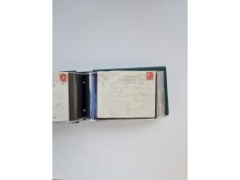 Norwegen: 1855/1980 (ca.), &nbsp;Sammlung &nbsp;mit ca. 240 Briefen, Karten und GSK mit viel Post vor 1945 mit besseren Stemp