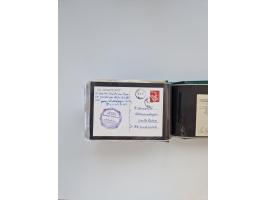 Norwegen: 1855/1980 (ca.), &nbsp;Sammlung &nbsp;mit ca. 240 Briefen, Karten und GSK mit viel Post vor 1945 mit besseren Stemp