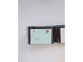 Norwegen: 1855/1980 (ca.), &nbsp;Sammlung &nbsp;mit ca. 240 Briefen, Karten und GSK mit viel Post vor 1945 mit besseren Stemp