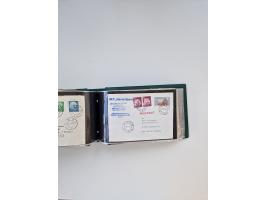 Norwegen: 1855/1980 (ca.), &nbsp;Sammlung &nbsp;mit ca. 240 Briefen, Karten und GSK mit viel Post vor 1945 mit besseren Stemp