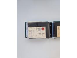 Norwegen: 1855/1980 (ca.), &nbsp;Sammlung &nbsp;mit ca. 240 Briefen, Karten und GSK mit viel Post vor 1945 mit besseren Stemp