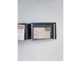 Norwegen: 1855/1980 (ca.), &nbsp;Sammlung &nbsp;mit ca. 240 Briefen, Karten und GSK mit viel Post vor 1945 mit besseren Stemp