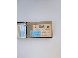 Norwegen: 1855/1980 (ca.), &nbsp;Sammlung &nbsp;mit ca. 240 Briefen, Karten und GSK mit viel Post vor 1945 mit besseren Stemp