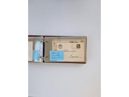 Norwegen: 1855/1980 (ca.), &nbsp;Sammlung &nbsp;mit ca. 240 Briefen, Karten und GSK mit viel Post vor 1945 mit besseren Stemp