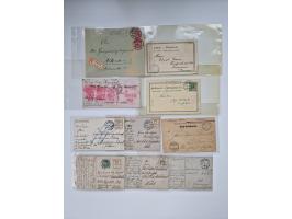 1845/1960 (ca.), interessanter Bestand inkl. etwas Ausland mit u.a. Dt. Kolonien mit interessanten Stempeln, Dt. Reich mit EF