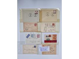 1845/1960 (ca.), interessanter Bestand inkl. etwas Ausland mit u.a. Dt. Kolonien mit interessanten Stempeln, Dt. Reich mit EF