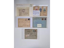 1845/1960 (ca.), interessanter Bestand inkl. etwas Ausland mit u.a. Dt. Kolonien mit interessanten Stempeln, Dt. Reich mit EF