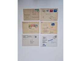 1845/1960 (ca.), interessanter Bestand inkl. etwas Ausland mit u.a. Dt. Kolonien mit interessanten Stempeln, Dt. Reich mit EF