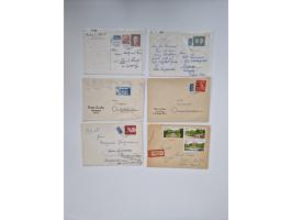 1845/1960 (ca.), interessanter Bestand inkl. etwas Ausland mit u.a. Dt. Kolonien mit interessanten Stempeln, Dt. Reich mit EF