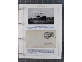 1933/39. interessante Sammlung “Die Schiffspoststempel der Reederei H.C. Horn” mit 21 Briefen, Karten und Ganzsachen, dabei u
