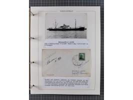 1933/39. interessante Sammlung “Die Schiffspoststempel der Reederei H.C. Horn” mit 21 Briefen, Karten und Ganzsachen, dabei u