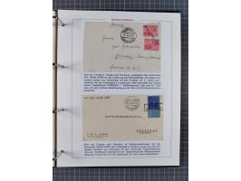 1933/39. interessante Sammlung “Die Schiffspoststempel der Reederei H.C. Horn” mit 21 Briefen, Karten und Ganzsachen, dabei u