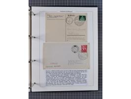 1933/39. interessante Sammlung “Die Schiffspoststempel der Reederei H.C. Horn” mit 21 Briefen, Karten und Ganzsachen, dabei u