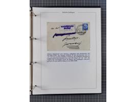 1933/39. interessante Sammlung “Die Schiffspoststempel der Reederei H.C. Horn” mit 21 Briefen, Karten und Ganzsachen, dabei u