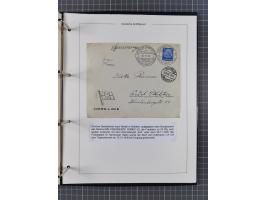 1933/39. interessante Sammlung “Die Schiffspoststempel der Reederei H.C. Horn” mit 21 Briefen, Karten und Ganzsachen, dabei u