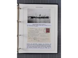 1933/39. interessante Sammlung “Die Schiffspoststempel der Reederei H.C. Horn” mit 21 Briefen, Karten und Ganzsachen, dabei u