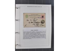 1896/1906, Sammlung “Westindiendienst der HPAG” mit ca. 50 Briefen, Karten und Ganzsachen, dabei u.a. bessere Aufgabestempel 