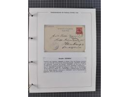 1896/1906, Sammlung “Westindiendienst der HPAG” mit ca. 50 Briefen, Karten und Ganzsachen, dabei u.a. bessere Aufgabestempel 