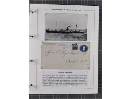 1896/1906, Sammlung “Westindiendienst der HPAG” mit ca. 50 Briefen, Karten und Ganzsachen, dabei u.a. bessere Aufgabestempel 